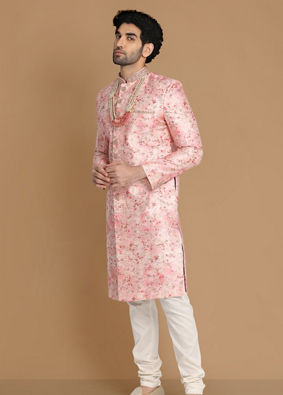Exquisite Pastel Pink Sherwani image number 0
